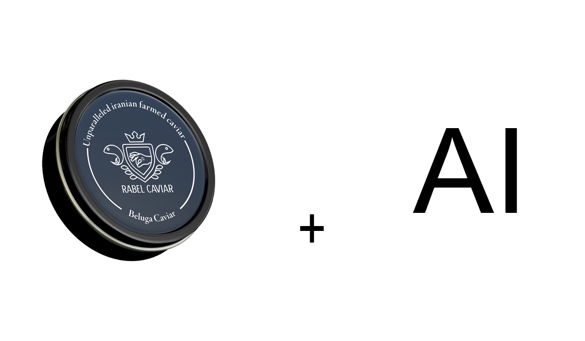 "Advanced technologies in the Iranian caviar industry, showcasing artificial intelligence, blockchain, and biotechnology innovations enhancing caviar production." RAbel caviar AI